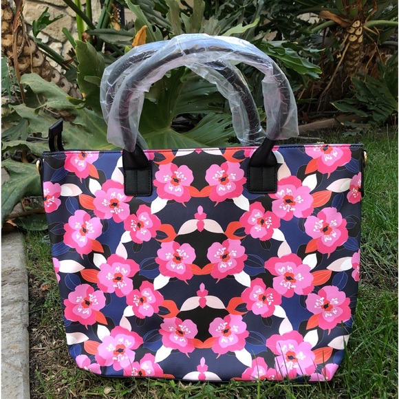TRINA TURK FLORAL TOTE BAG - Picture 9 of 11
